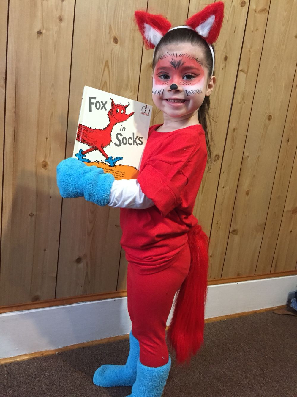 DIY Book Character Costumes
 Character Day at school "Fox in socks" DIY costume