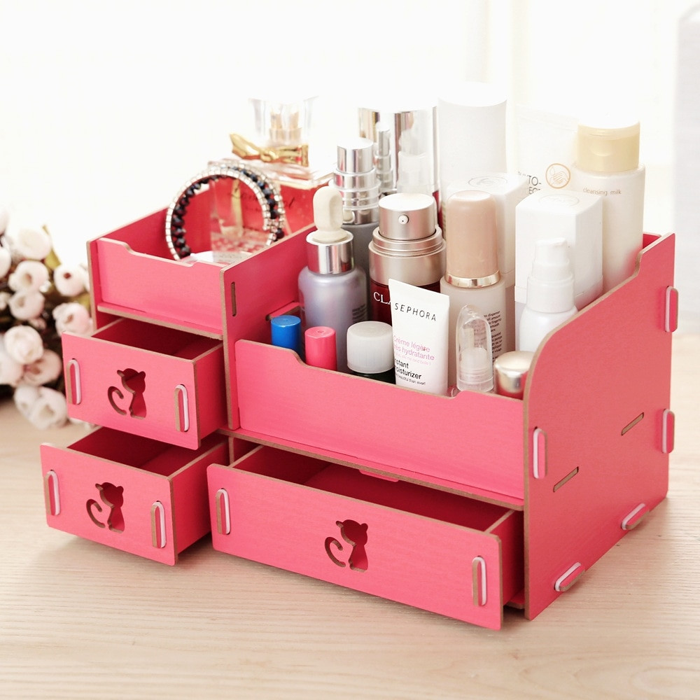 DIY Box Organizer
 Aliexpress Buy DIY Multi functional wooden desktop