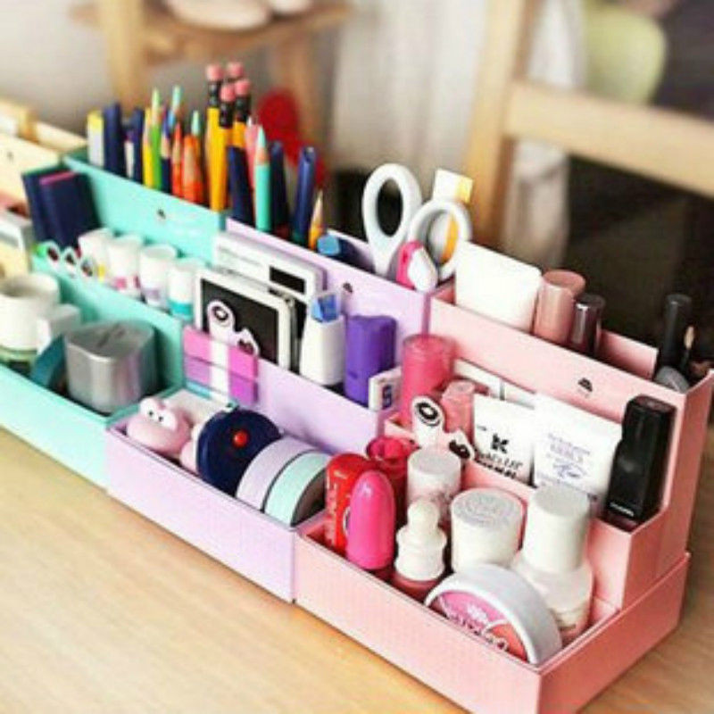 DIY Box Organizer
 Cute DIY Paper Board Storage Box Desk Decor Stationery
