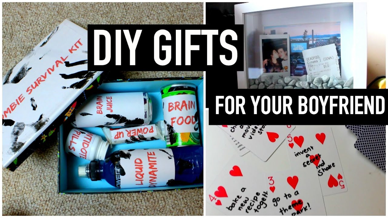 Diy Boyfriend Gift Ideas
 DIY Gifts for your boyfriend partner husband etc Last
