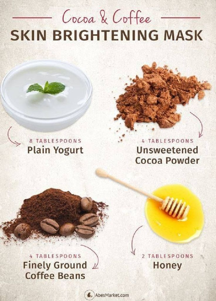 DIY Brightening Face Mask
 DIY Cocoa and Coffee Skin Brightening Mask 14 Best DIY