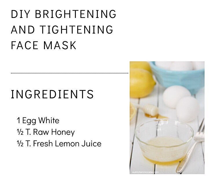 DIY Brightening Face Mask
 Musely
