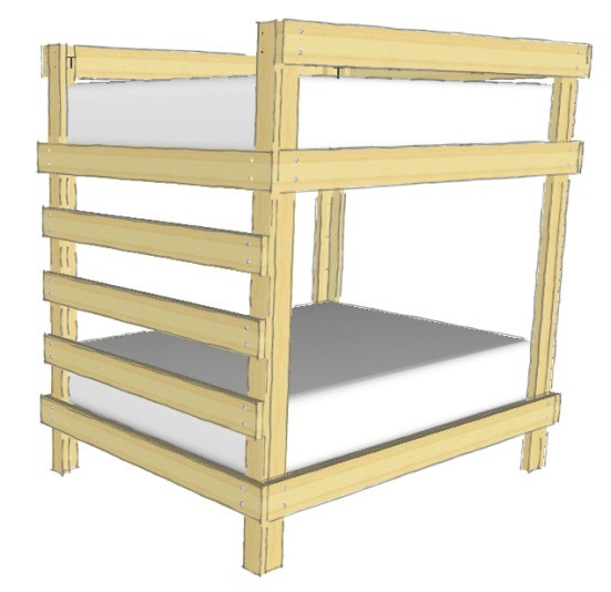 DIY Bunk Beds Plans
 25 DIY Bunk Beds with Plans