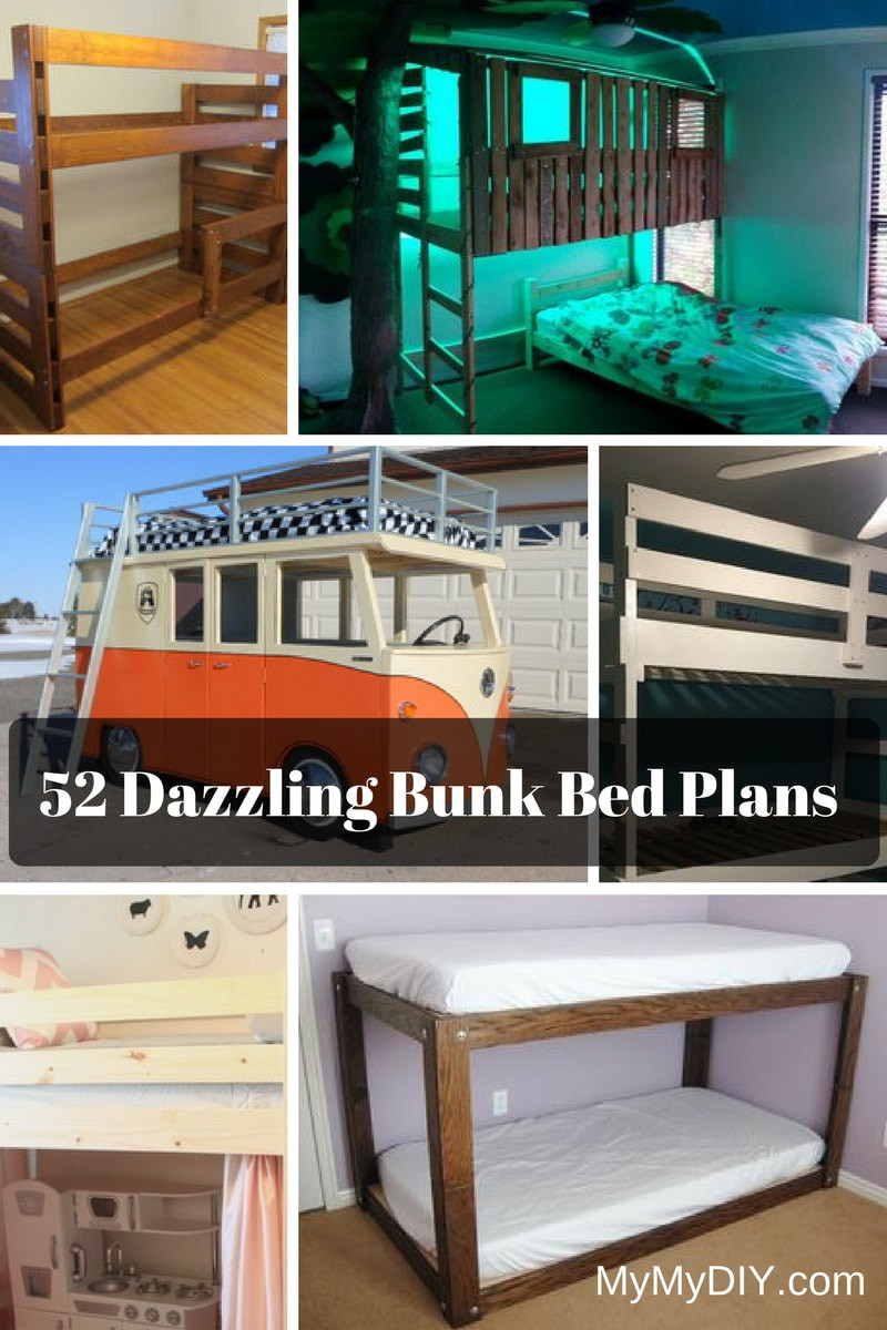 DIY Bunk Beds Plans
 52 [Awesome] DIY Bunk Bed Plans MyMyDIY