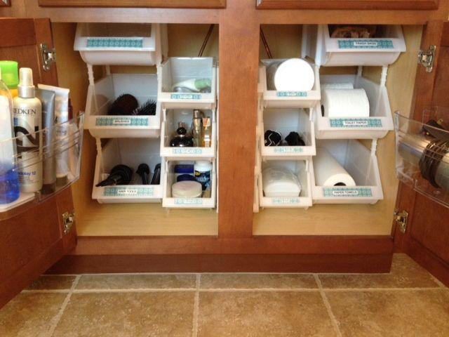 DIY Cabinet Organizer
 How To Maximize Space In Your Bathroom Cabinet