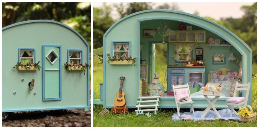 DIY Camper Kit
 DIY Camper Dollhouse Kit Build Your Own Miniature