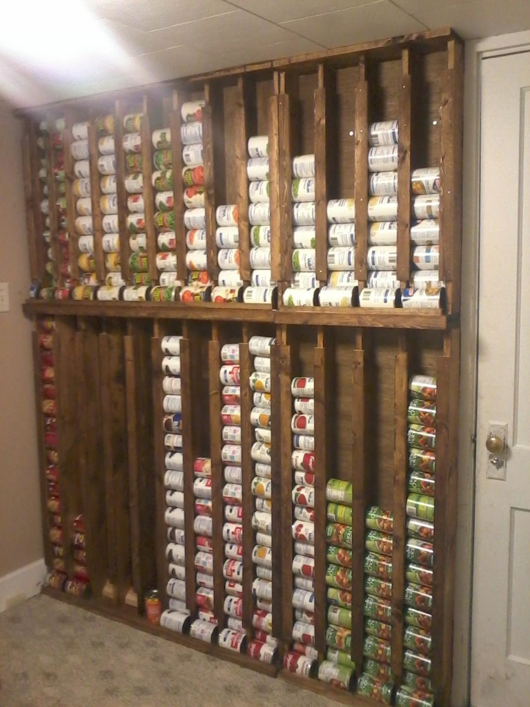 DIY Canned Food Organizer
 DIY Canned Goods Storage The Prepared Page