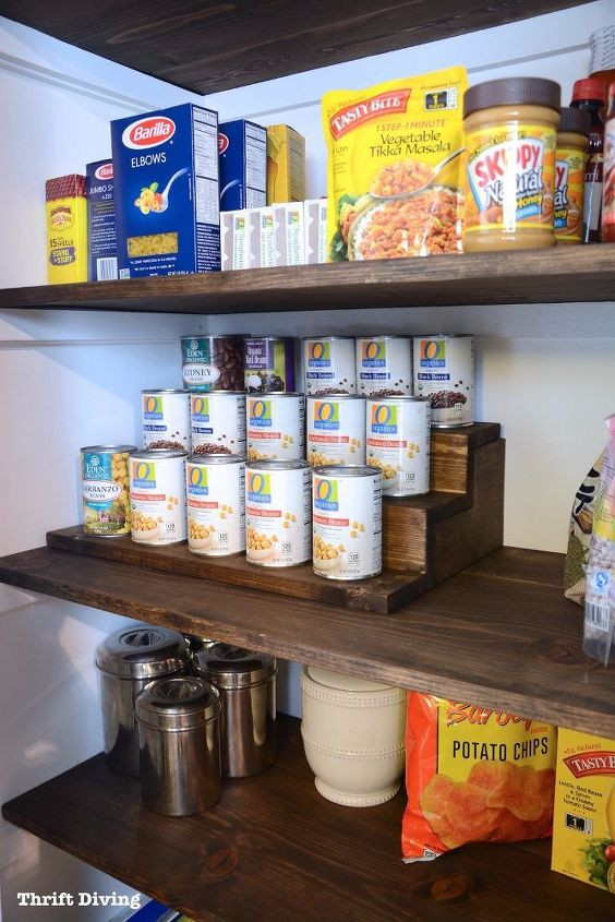 DIY Canned Food Organizer
 DIY Can Food Organizer With Hidden Storage Underneath
