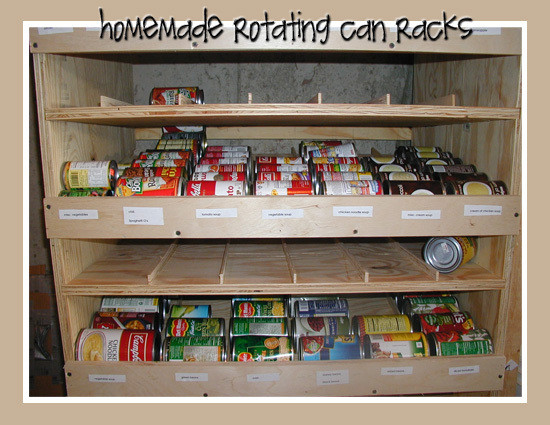 DIY Canning Rack
 rotating can racks – Food Storage And Beyond