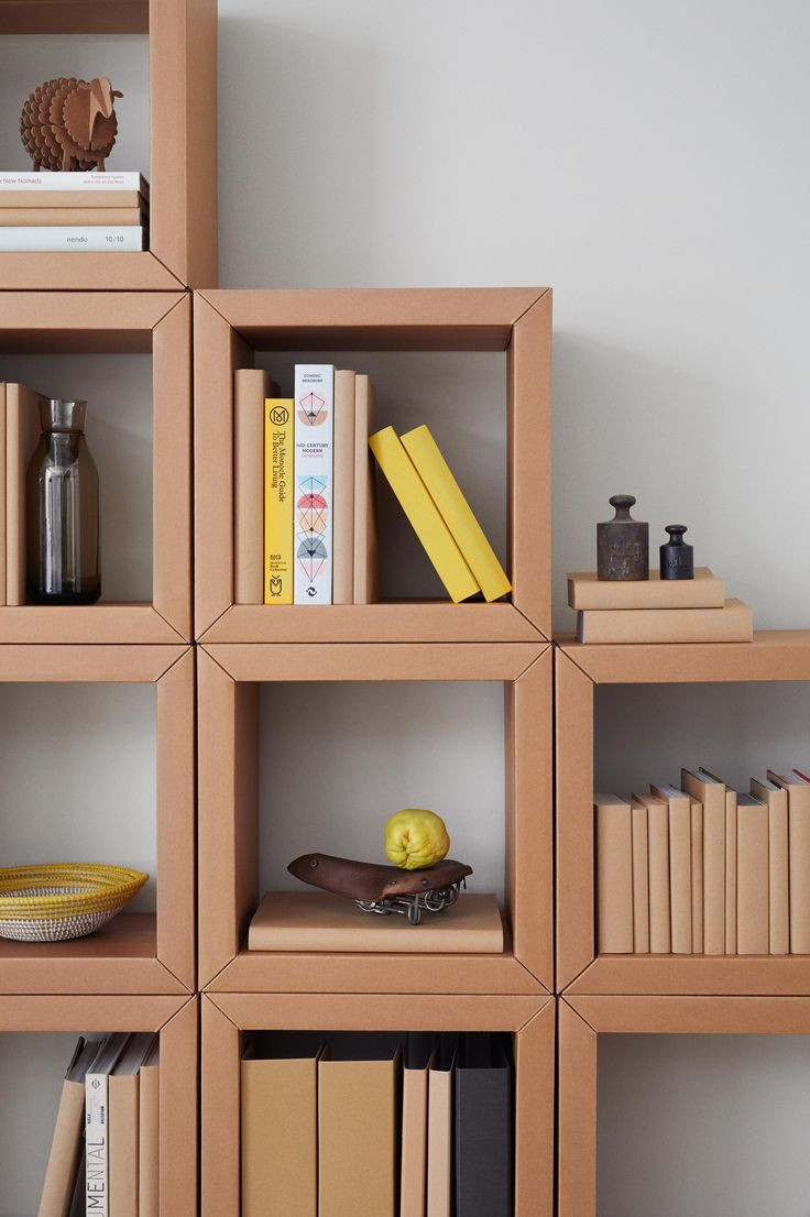 DIY Cardboard Box Shelves
 25 best ideas about Cardboard furniture on Pinterest