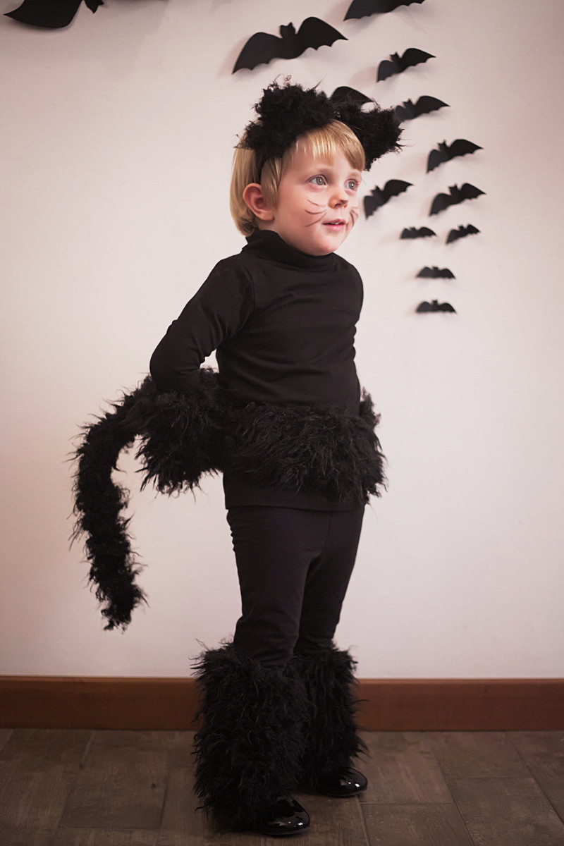DIY Cat Halloween Costumes
 Halloween kids costumes black cat part I Fannice Kids