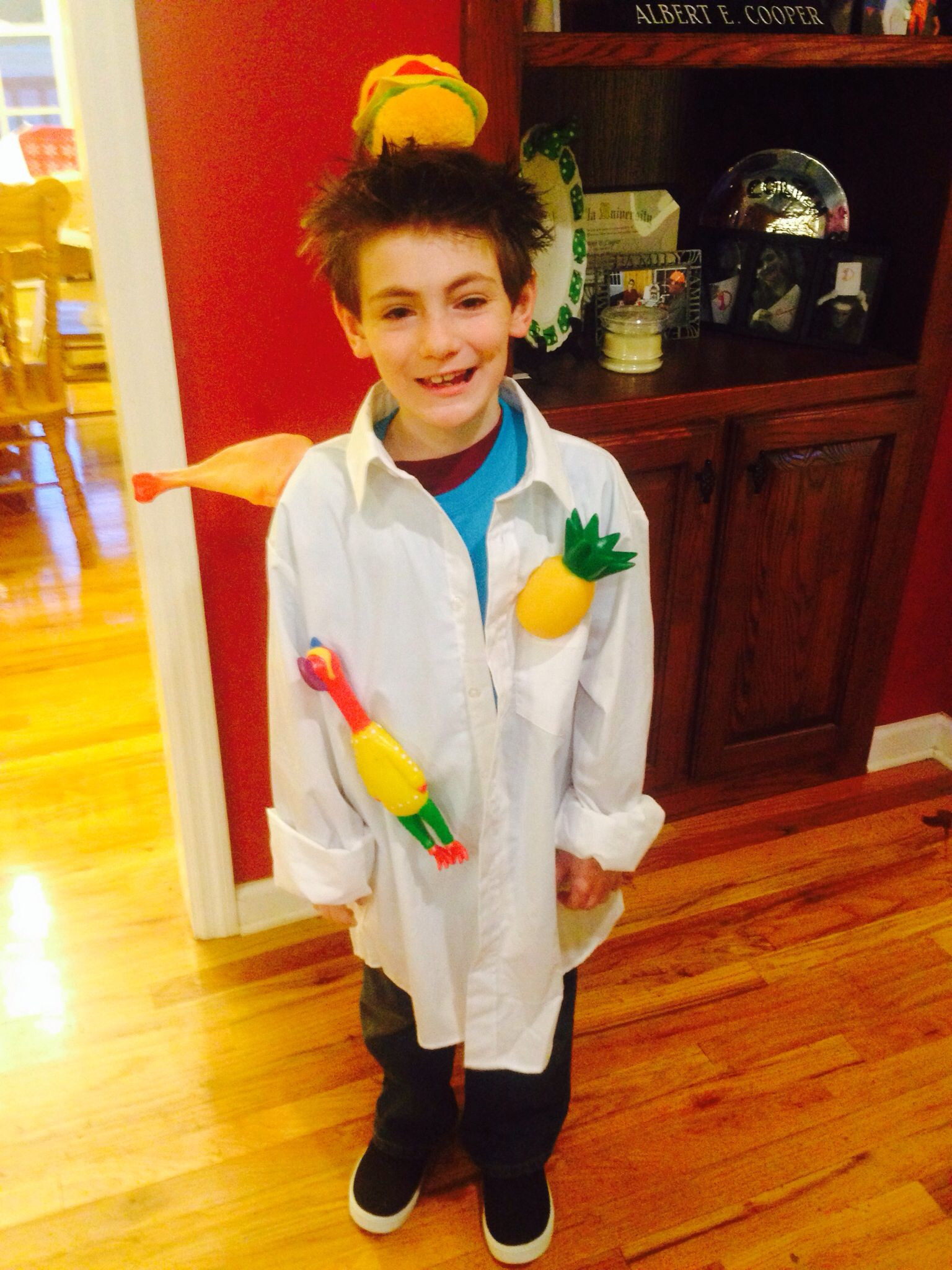 DIY Character Costumes
 Flint Lockwood from Cloudy with a Chance of Meatballs