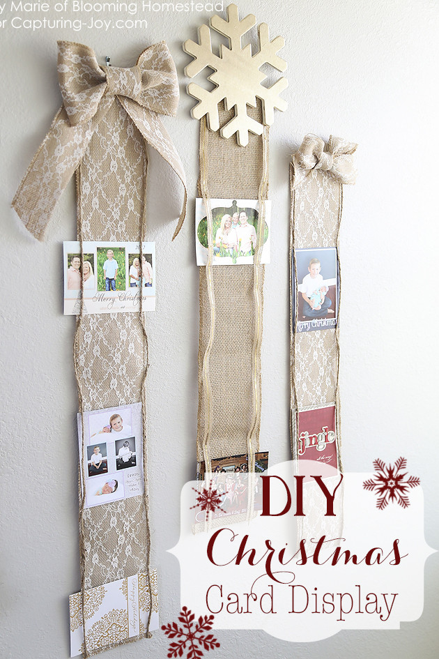 DIY Christmas Card Holders
 DIY Christmas Card Display Capturing Joy with Kristen Duke