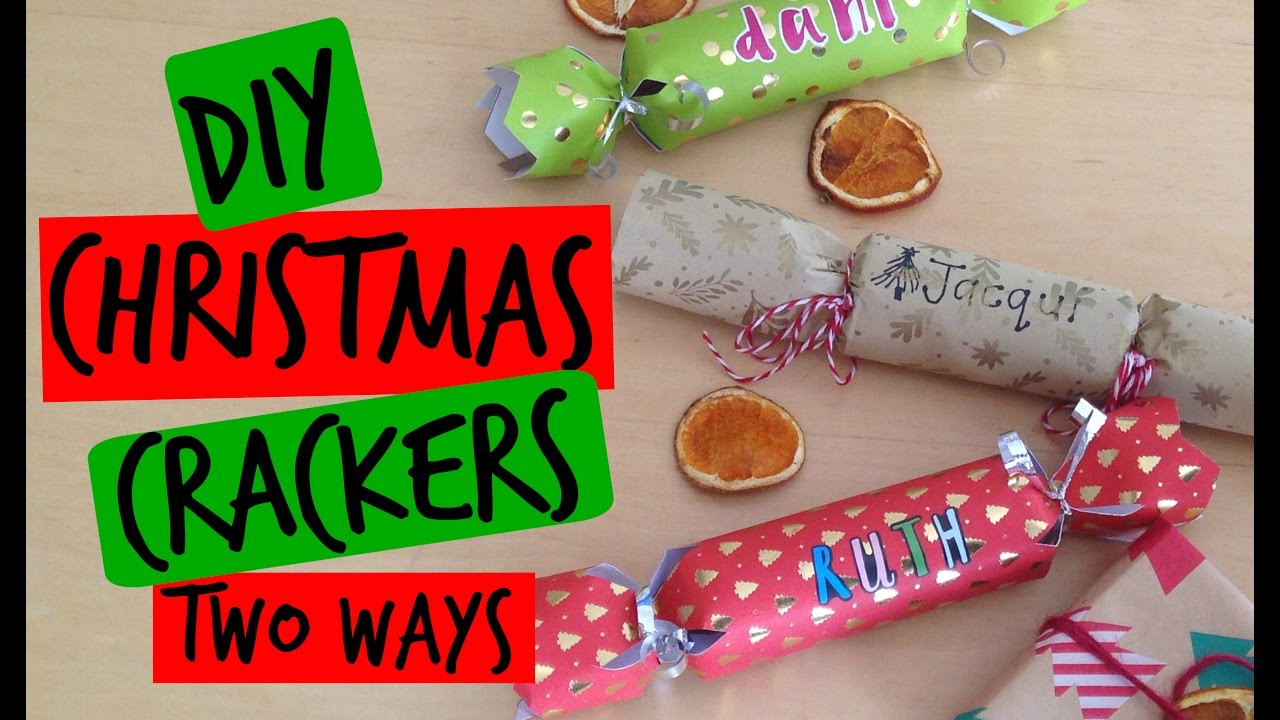 DIY Christmas Crackers
 DIY CHRISTMAS CRACKERS TWO WAYS