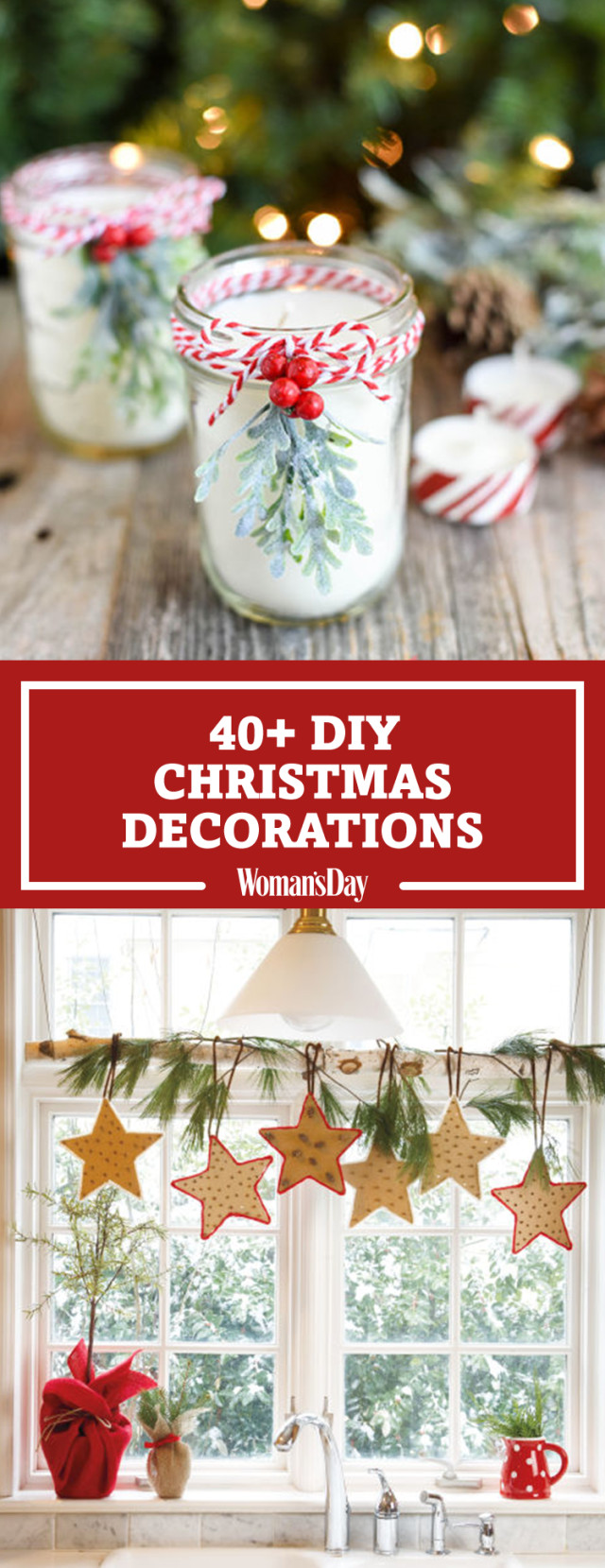 DIY Christmas Decor Ideas
 47 Easy DIY Christmas Decorations Homemade Ideas for