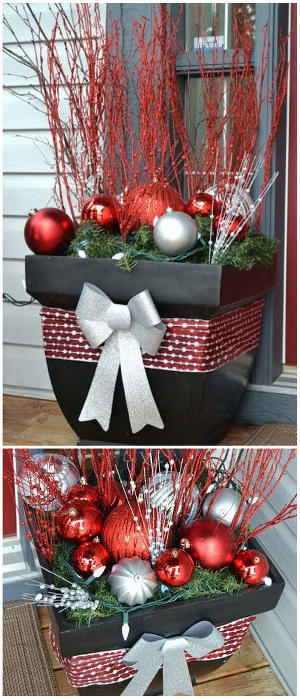 DIY Christmas Decorations For Outside
 30 Amazing DIY Outdoor Christmas Decoration Ideas For
