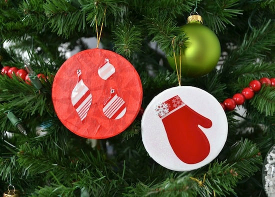 DIY Christmas Decorations Martha Stewart
 Tissue Paper DIY Christmas Ornaments Mod Podge Rocks