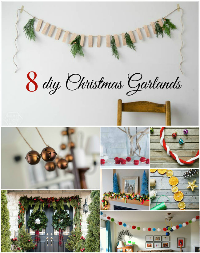DIY Christmas Garlands
 Woman in Real Life The Art of the Everyday 8 diy