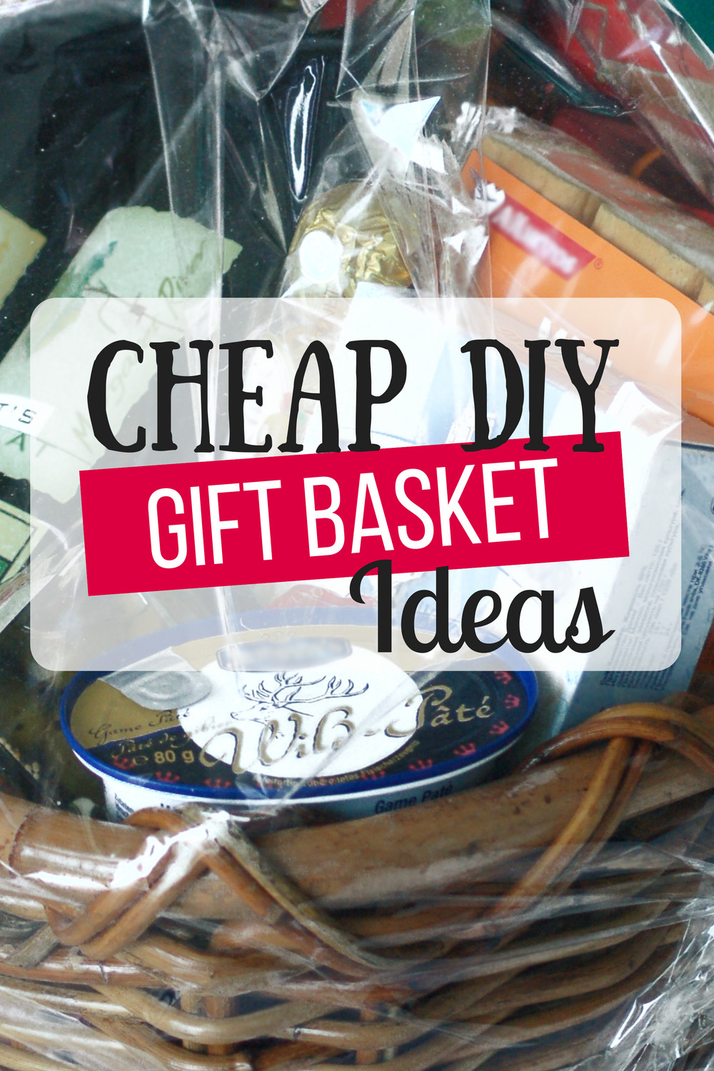 DIY Christmas Gift Basket
 Cheap DIY Gift Baskets The Busy Bud er