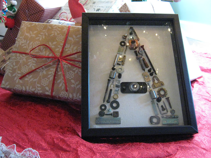DIY Christmas Gift For Brother
 Rindy Mae Nuts & Bolts Monogram