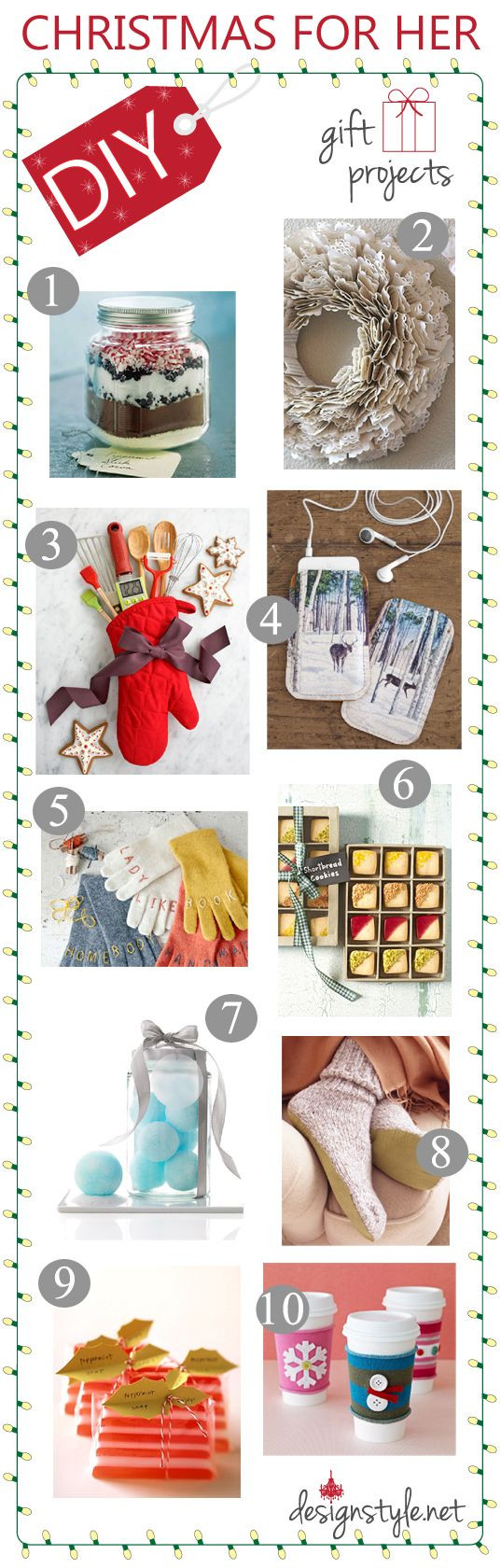 DIY Christmas Gifts For Her
 DIY Christmas Gift Ideas For Her & Him