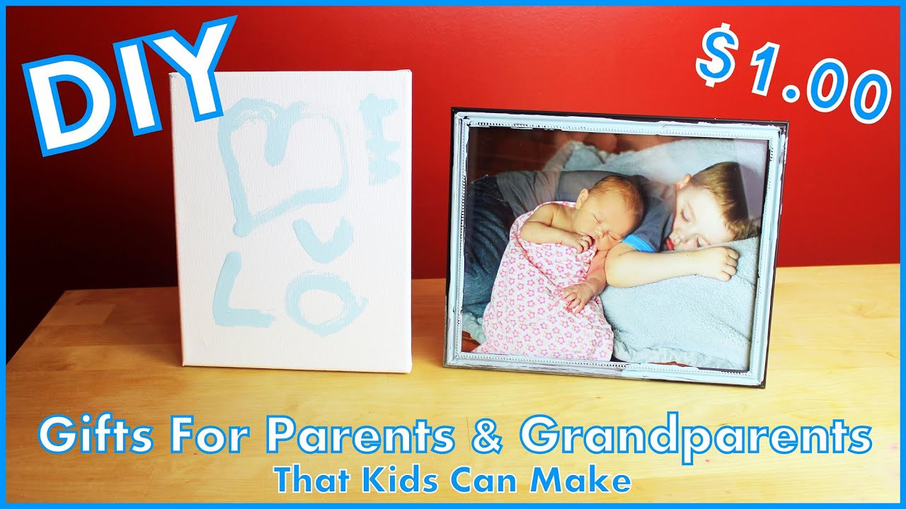 DIY Christmas Gifts For Parents
 DIY Gifts For Parents & Grandparents That Kids Can Make