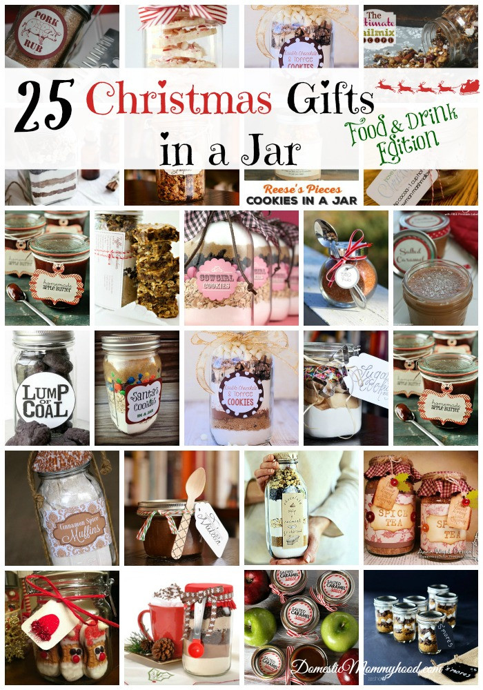 DIY Christmas Gifts In A Jar
 Christmas DIY Gifts in a Jar Food and Drink Edition