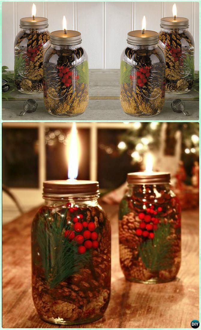 DIY Christmas Mason Jars
 12 DIY Christmas Mason Jar Lighting Craft Ideas [Picture
