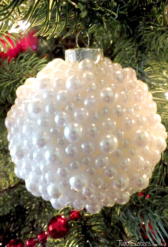 DIY Christmas Ornaments 2019
 Pearl Christmas Tree Ornaments Two Sisters
