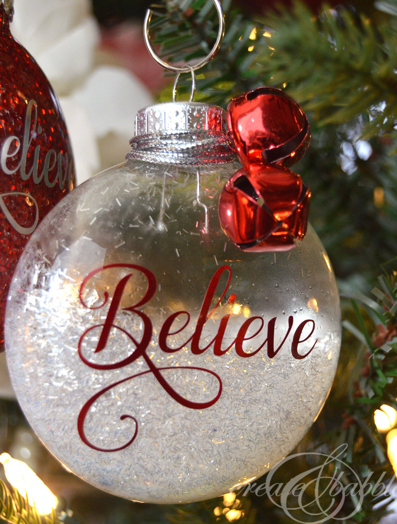 DIY Christmas Ornaments
 DIY Glitter Christmas Ornaments Create and Babble