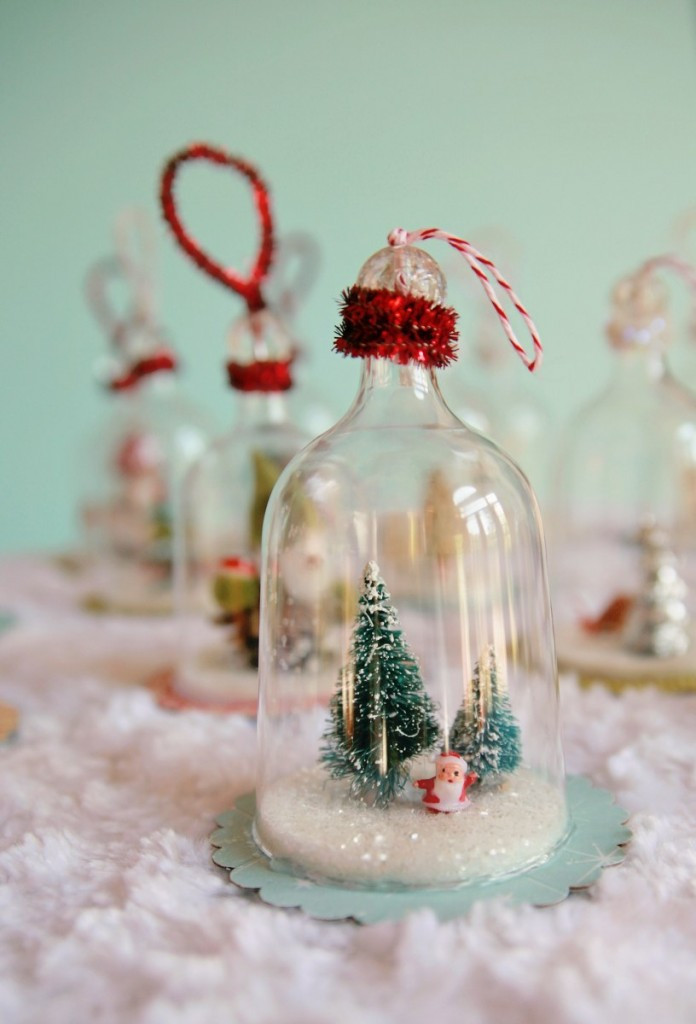 DIY Christmas Ornaments
 DIY Vintage Inspired Bell Jar Ornaments My So Called