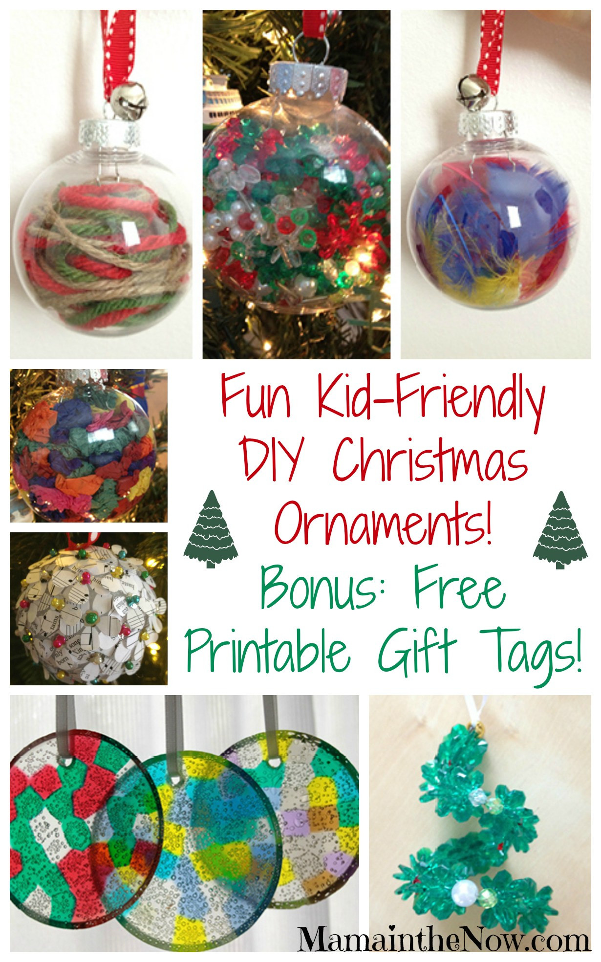 DIY Christmas Ornaments For Kids
 Easy Kid Friendly DIY Christmas Ornaments