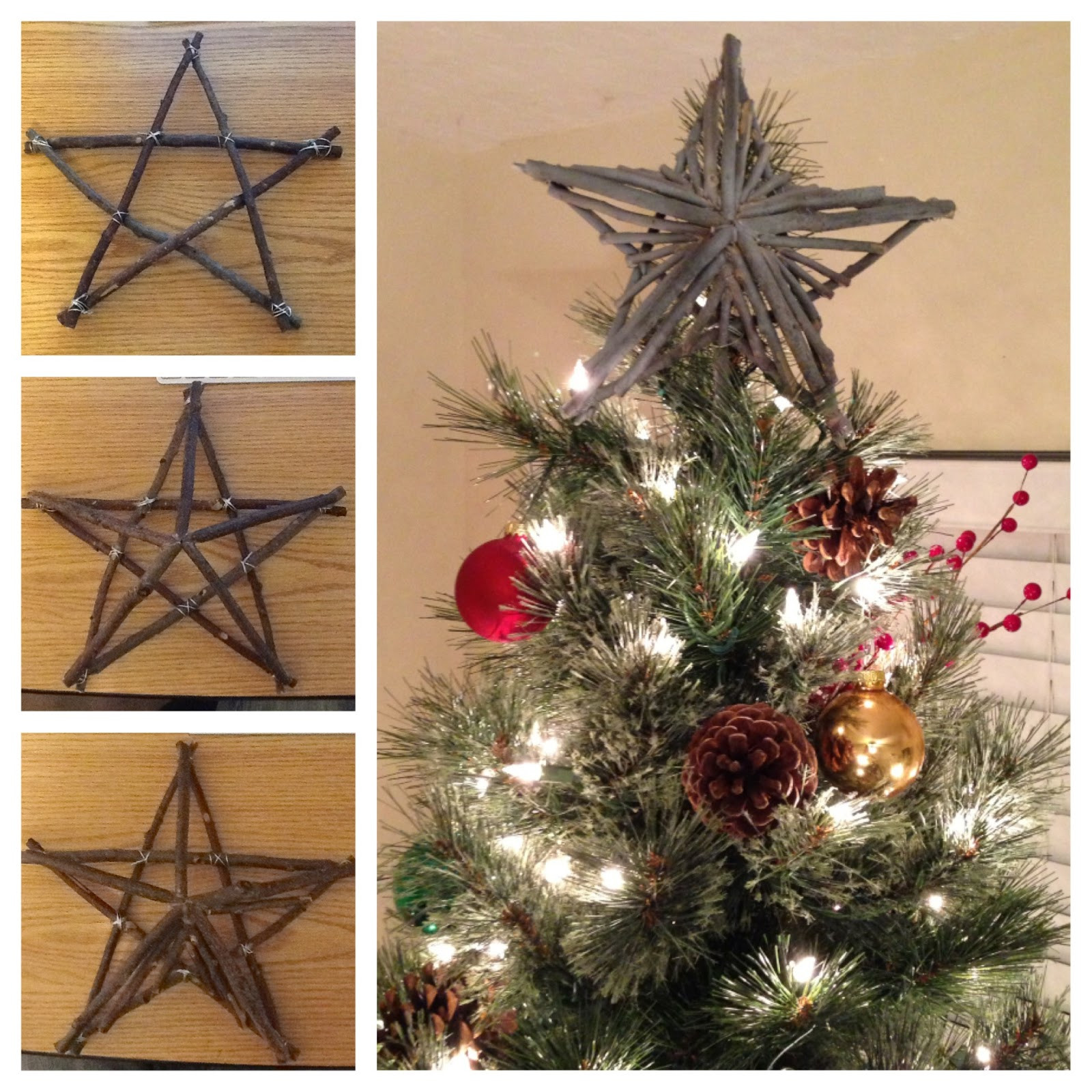 DIY Christmas Tree Toppers
 M s Projects Rustic Star Tree Topper