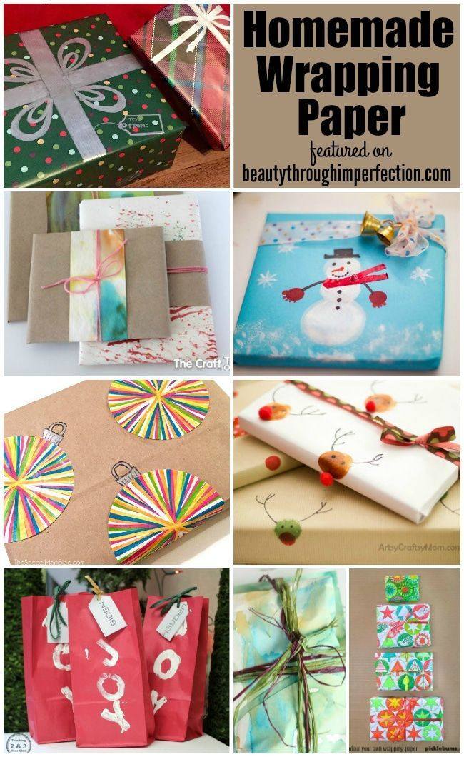 DIY Christmas Wrapping Paper
 78 best images about Gift Wrap Ideas on Pinterest