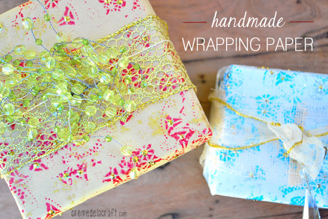 DIY Christmas Wrapping Paper
 DIY Holiday Wrapping Paper From Paper Doilies