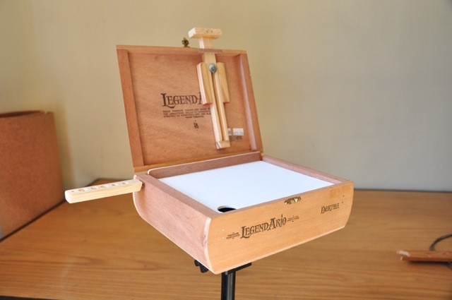 DIY Cigar Box
 DIY Cigar Box to Pochade Box Conversion Green Olive Arts