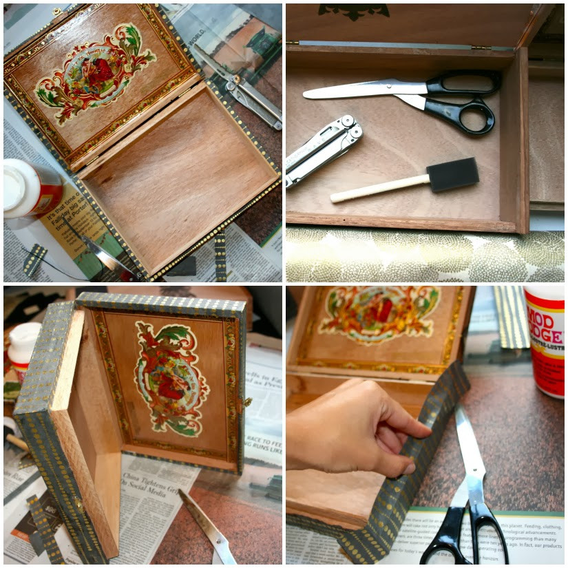 DIY Cigar Box
 Oy Noel DIY Cigar Box Jewelry Box