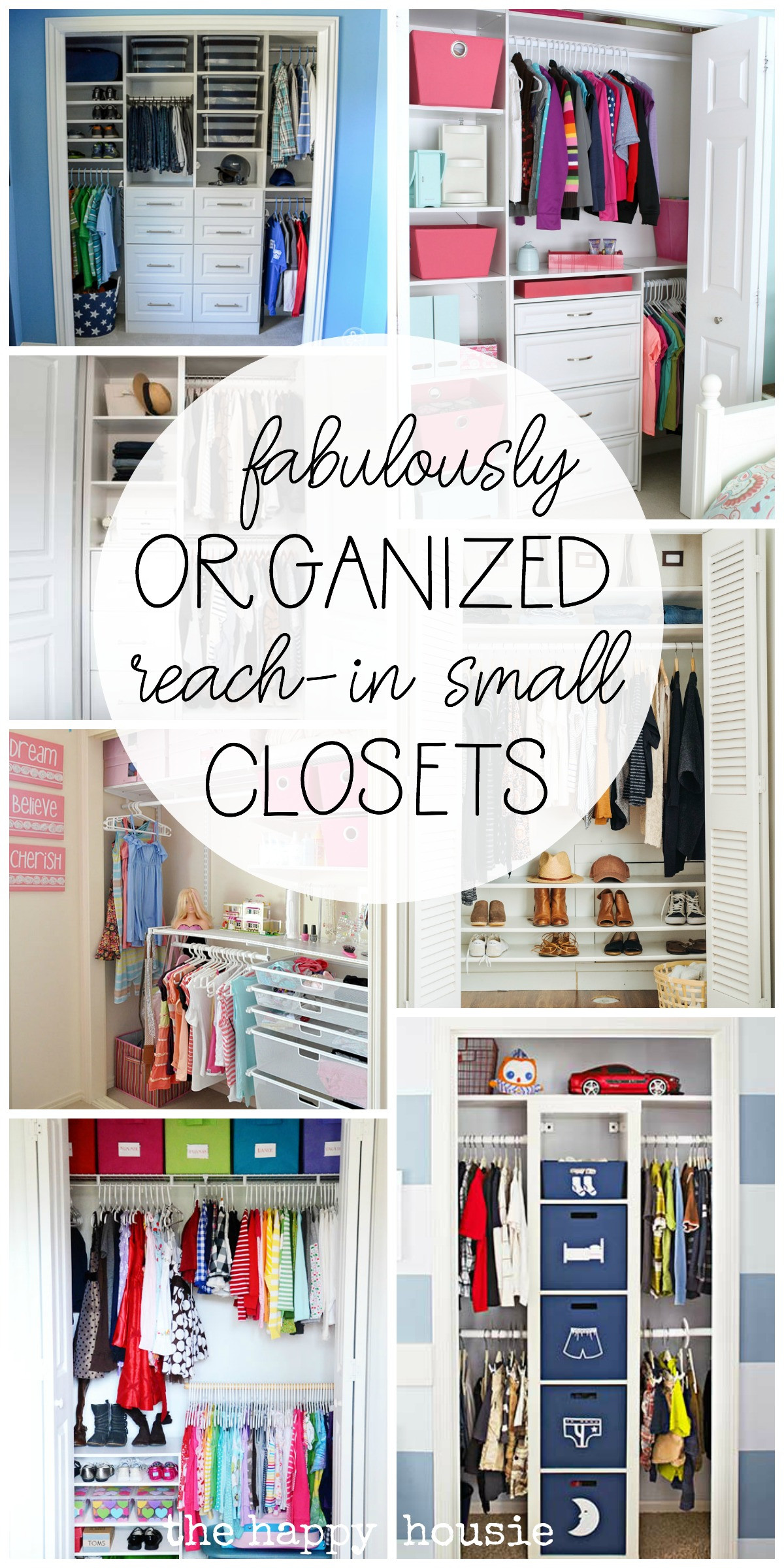 DIY Closet Organization Ideas
 Small Reach in Closet Organization Ideas