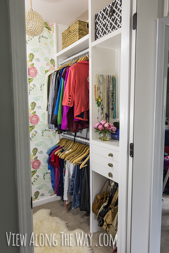 DIY Closet Organization Ideas On A Budget
 Girly Glam Closet Makeover REVEAL View Along the Way