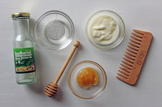 DIY Coconut Oil Hair Mask
 diy Deep Conditioning Yogurt & Honey Hair Mask