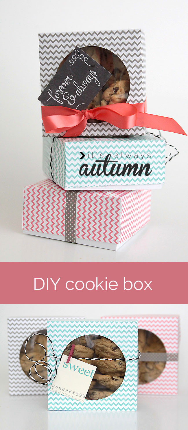 DIY Cookie Boxes
 easy DIY folded paper cookie & treat t box tutorial