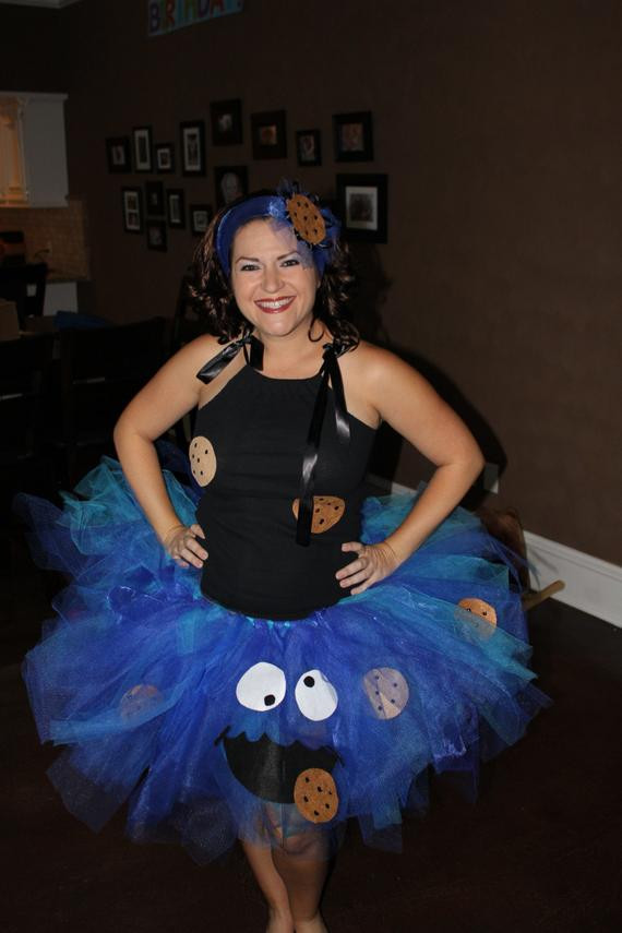 DIY Cookie Monster Costume
 Womens Cookie Monster Costume