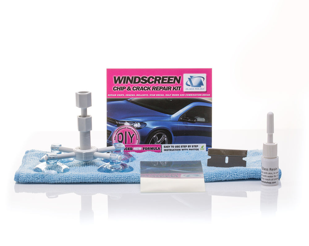 DIY Cracked Windshield Repair
 Windscreen Chip and Crack repair DIY kit Auto Glass