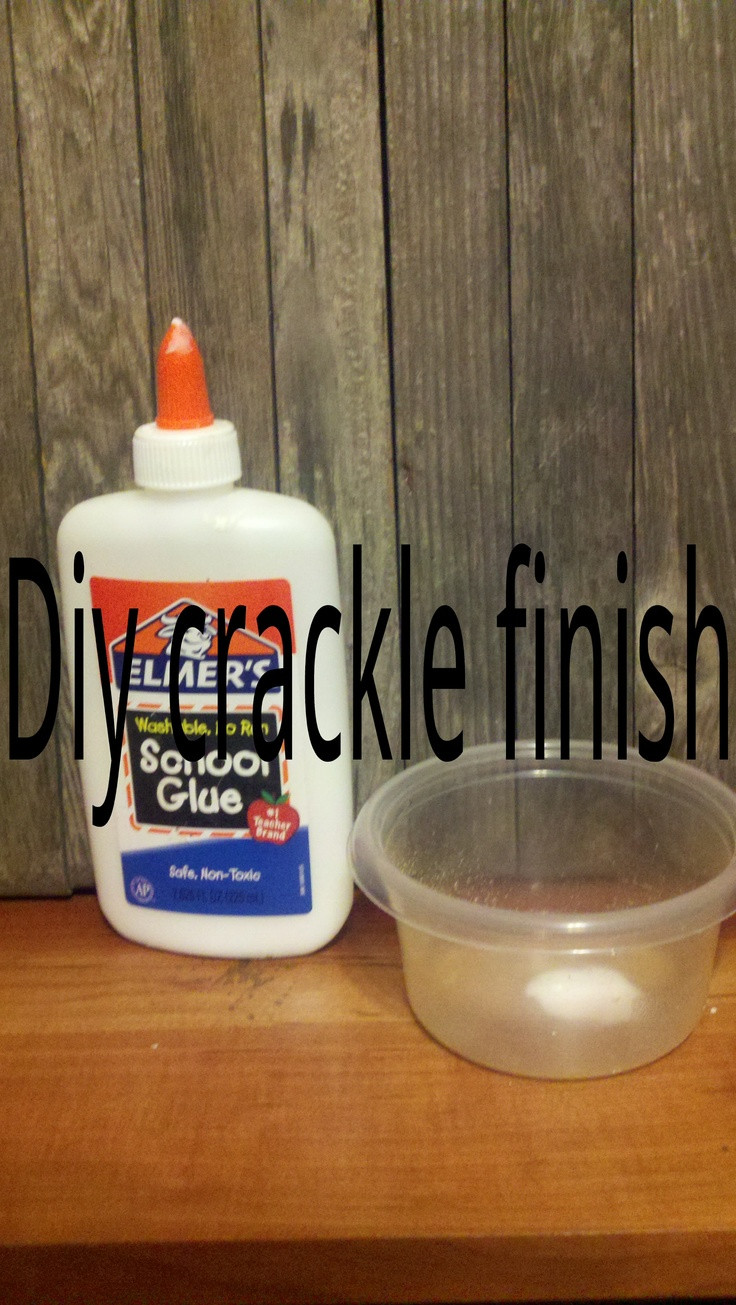 DIY Crackle Paint
 Diy homemade crackle finish for decorative art projects