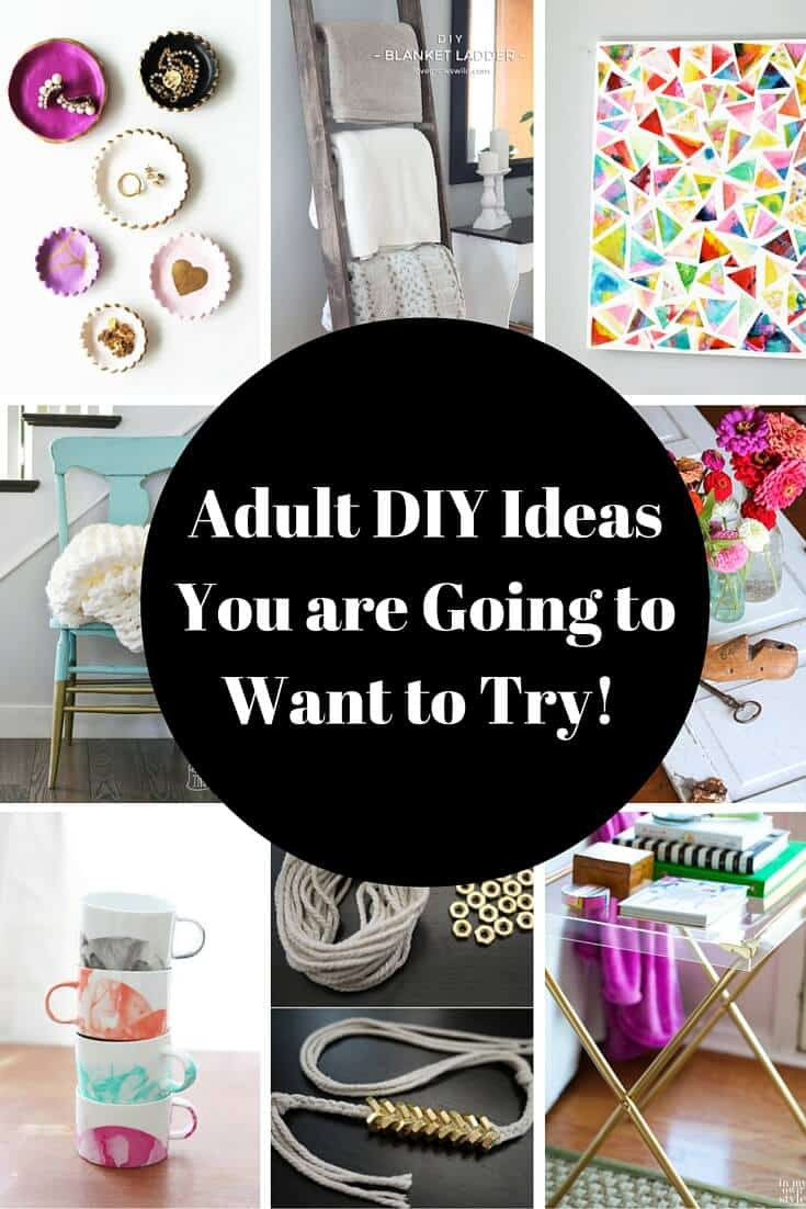DIY Craft Projects For Adults
 Adult DIY Projects I Want to Try Princess Pinky Girl