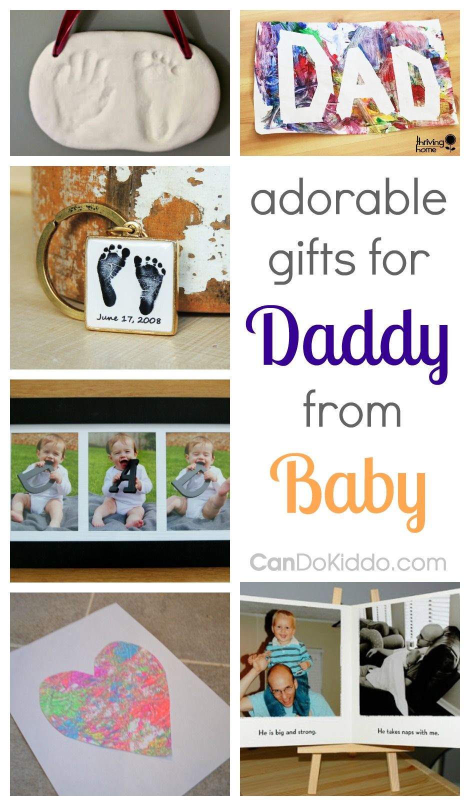 DIY Dad Gifts
 Adorable Gifts For Dad From Baby