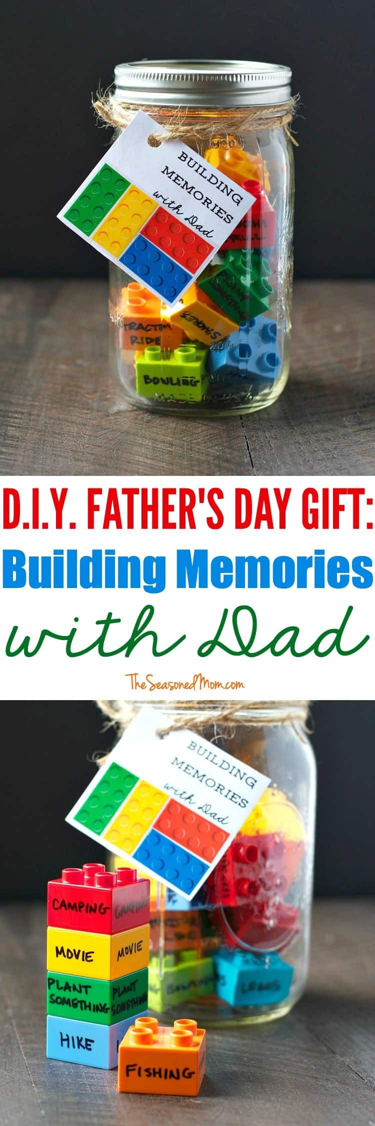 DIY Daddy Gifts
 DIY Father s Day Gift Building Memories with Dad The