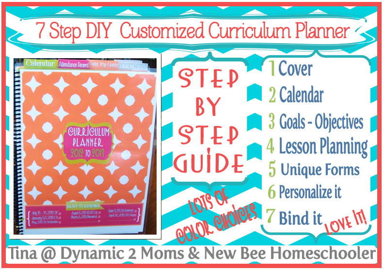 DIY Day Planner
 5 Days of Tina s 7 Step DIY Curriculum Planner Day 2