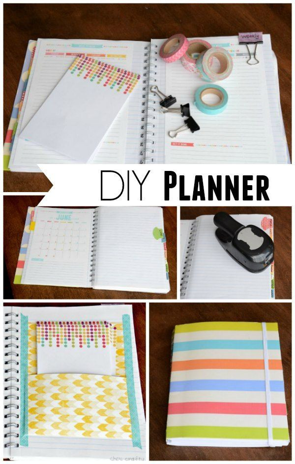 DIY Day Planner
 She s crafty DIY Planner