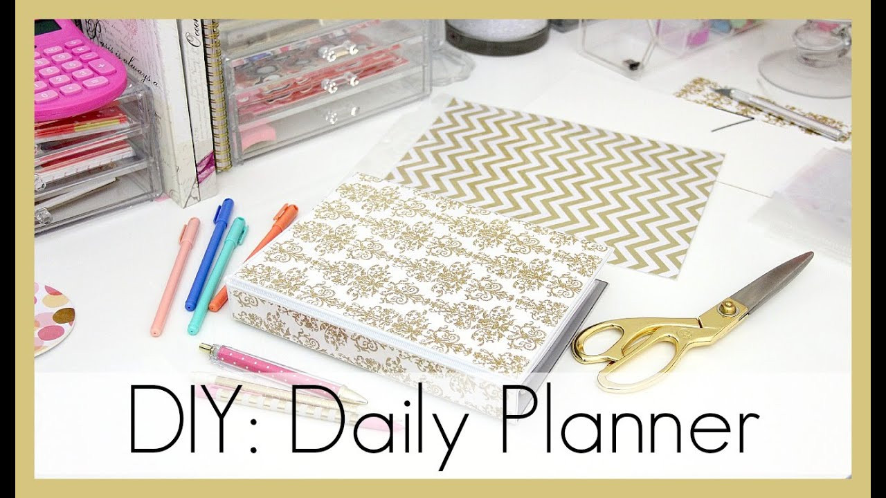DIY Day Planner
 DIY How I Made My Daily Planner